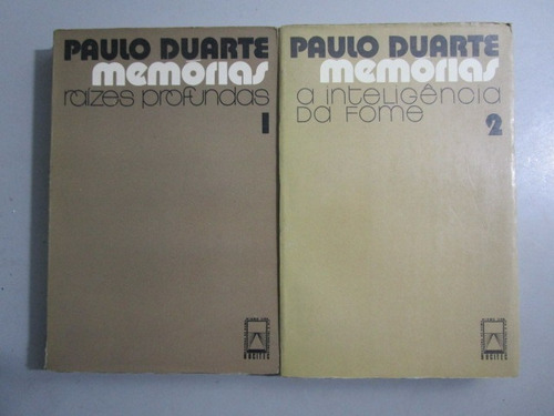 2 Livros - Memórias - Paulo Duarte