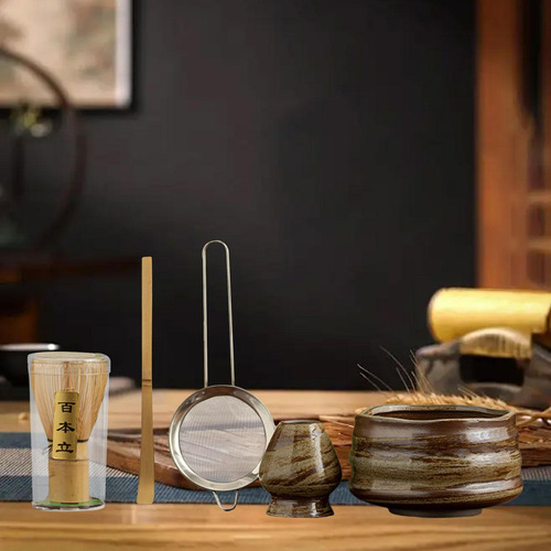 Kit De Cerámica De 5x Matcha Accesorios Cerámico