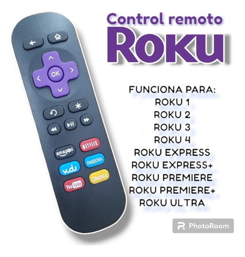 Control Remoto Para Dispositivos Roku Tienda Física 