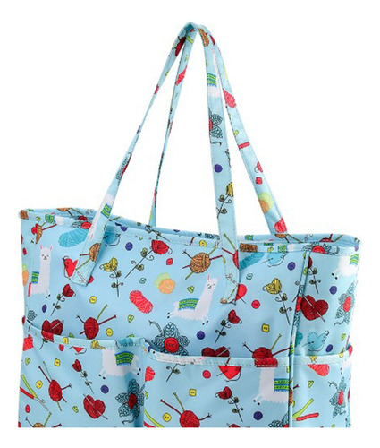 Recogida De Hilo Bolsa De Lana De Tejer Crochet Tote