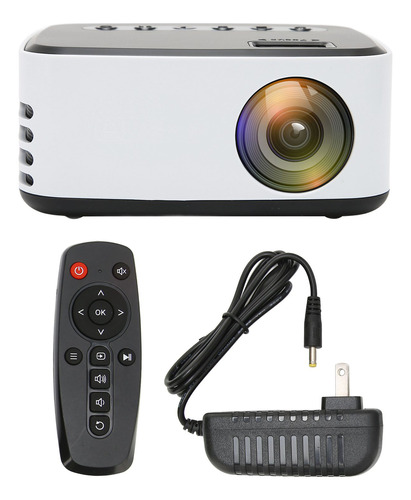 Proyector De Cine En Casa Mini Black White Hd 1080p