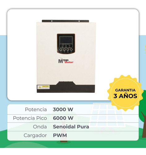 Kit Solar Para Casas Completo Paneles 270w Inversor 3000w 1s