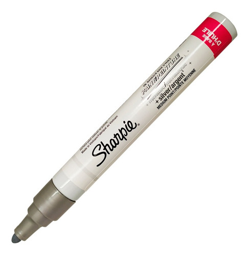 Marcador Permanente Sharpie Paint Plata 3 Mm Punta De Bala