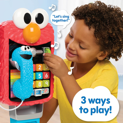 Elmo Sing Learn Teléfono De Juego 17.5 Pulgadas Just Play
