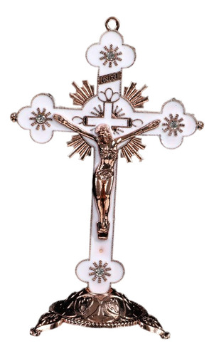 Crucifijo Cruz De Pared Jesucristo En La Mesa De Estatuas