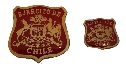 Pack De Pin Solapa E Insignia Ejercito De Chile