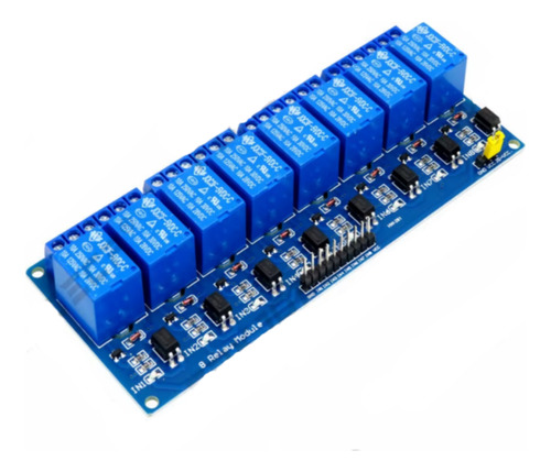 Módulo Relay Relevador 8 Canales 5v 10a Compatible Arduino