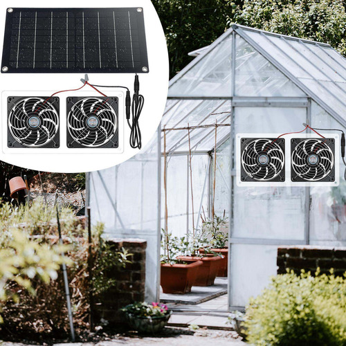Extractor De Ventilador De De Panel Solar A Prueba De