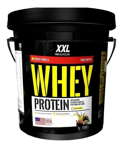 Whey Protein 5 Kg Xxl Proteína Concentrada Pura Sabor Chocolate