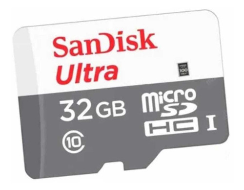 Tarjeta de memoria SanDisk SDSQUNS-032G-GN3MA  Ultra con adaptador SD 32GB