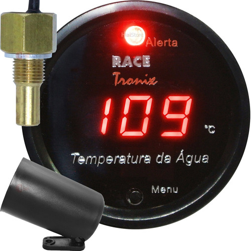 Medidor Temperatura Água Digital Carro Racetronix Copo 52mm