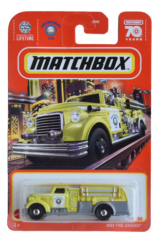 Matchbox Mbx Fire Dasher, 70 Años 60/100