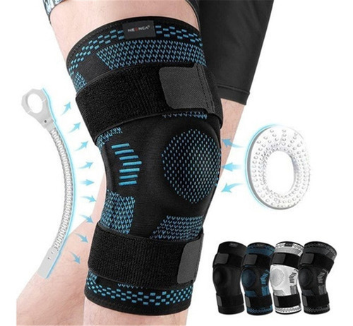 A Rodillera Elástica De Compresión For Gimnasio, For Deporte