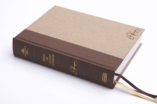 Biblia De Estudio Spurgeon, Marrón Claro, Tela Rv1960