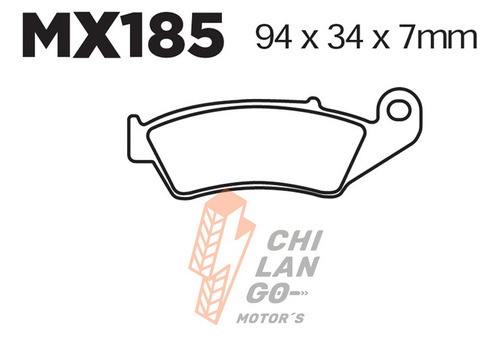 Balatas Del. Honda Xr 250 Y/3 Baja 00-03