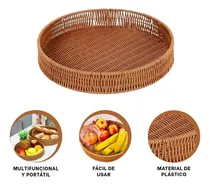 Comprar Pack4 Azafate Util Para Platos De 35cm En Color Marron