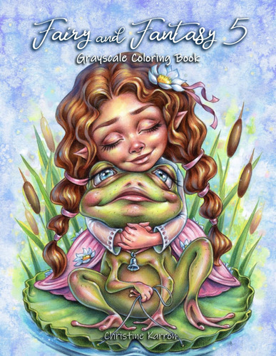 Libro: Fairy And Fantasy 5 Grayscale Coloring Book