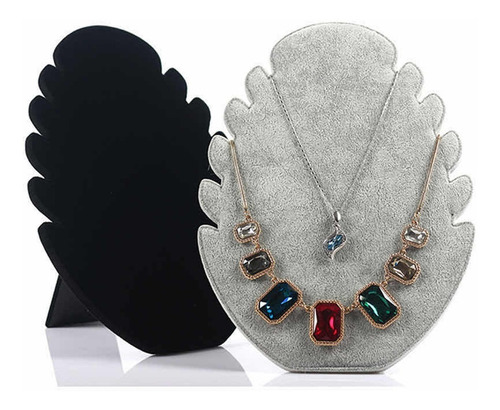 Imagen 6 de 10 de Exhibidor Redondo Tabla L Terciopelo Cadenas Pulsera Joya