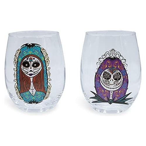 Vasos De Vino Stemless De Tim Burton's The Nightmare Be...