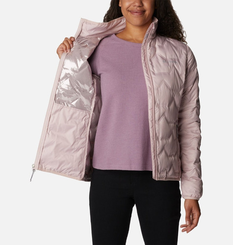 Chaqueta Columbia Termosellada Omniheat Rosada Para Dama