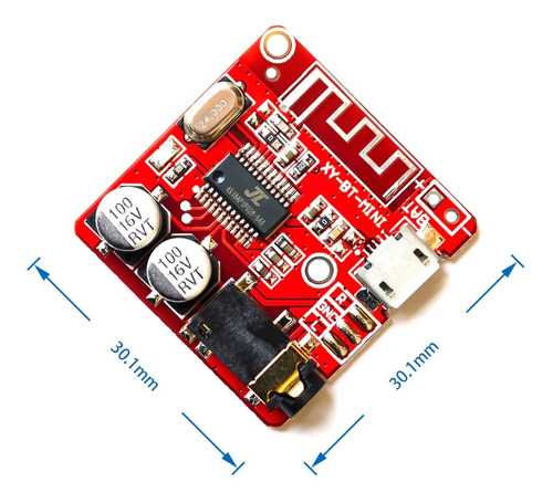 Modulo Audio Bluetooth Bateria Usb Jack 3.5mm - Unoelectro