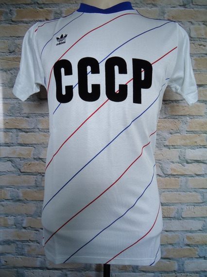 camisa adidas união soviética retrô home 1982