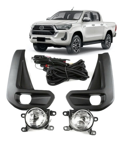 Neblineros Toyota New Hilux Revo 2021-2022  Led / Zofree