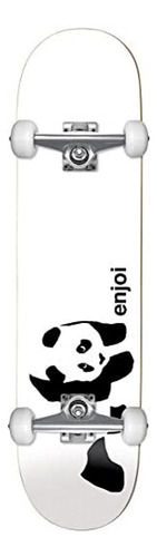 Enjoi Skateboard Complete Deck Whitey Panda 7.75  Complete