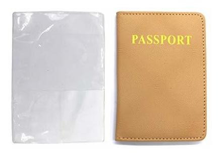 Cubierta Para Pasaporte Passport Holder Scrub Transparen 