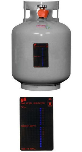Tanque Para Gas Propano, Mxgsu-001, 9l, 20lbs, Con Nivel, P