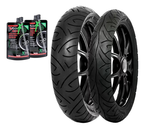Par Pneu 110-70-17 + 140-70-17 Kawasaki Ninja 250 + Brinde