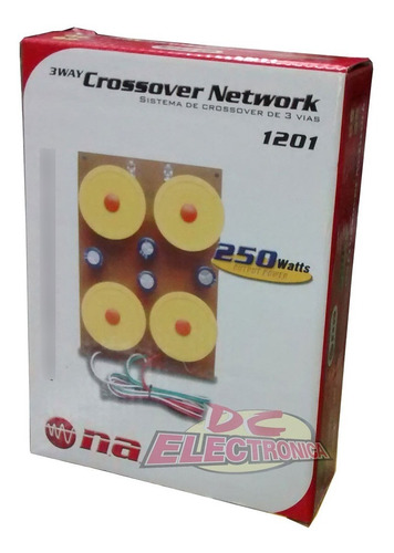 Imagen 3 de 4 de Divisor De Frecuencia 3 Vias 250w Niponamerica 1201