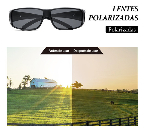 Gafas De Sol Envolventes Moda Polarizados Hombre Y Mujer