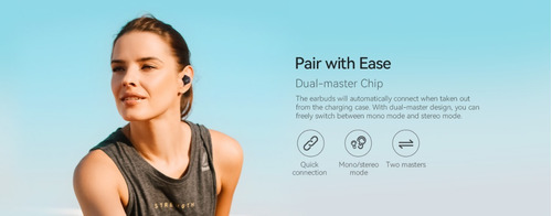 Auriculares Inalambricos Haylou Gt1 2022 Bluetooth 5.2 Negro