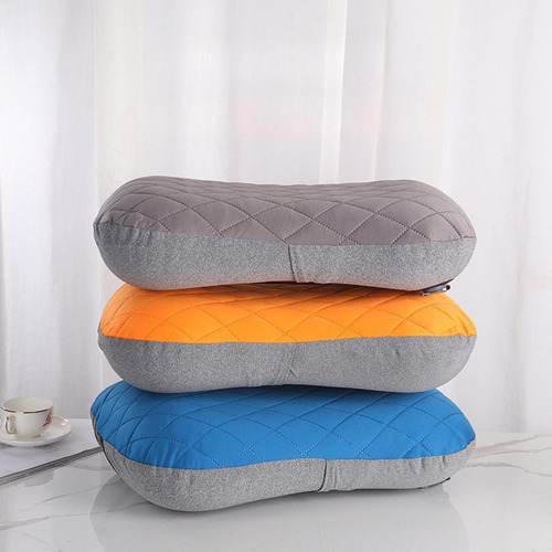 Almohada Inflable Para Viajes, Almohada Para Mochileros,