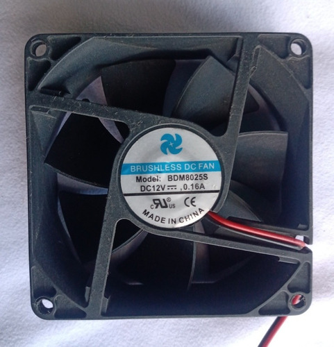 Fan Cooler Para Pc 8x8 Cm 12v 