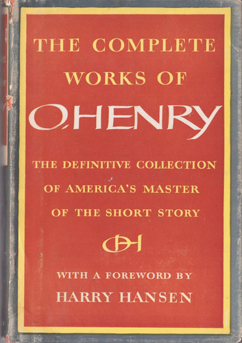 The Complete Works Of O. Henry Vol 1 - ( Excelente Estado )