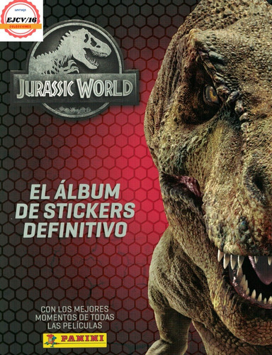 Álbum Jurassic World Completo A Pegar Panini | Cuotas sin interés