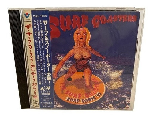 The Surf Coasters  Surf Panic '95 Cd Jap Obi Usado