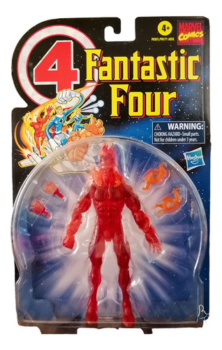 Figura Marvel Legends Fantastic Four Antorcha Humana 