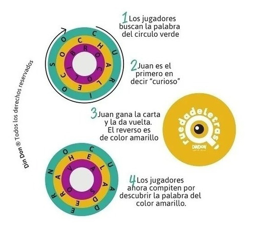 Imagen 5 de 9 de Rueda De Letras - Juego Para Desarrollar La Fluidez Lectora