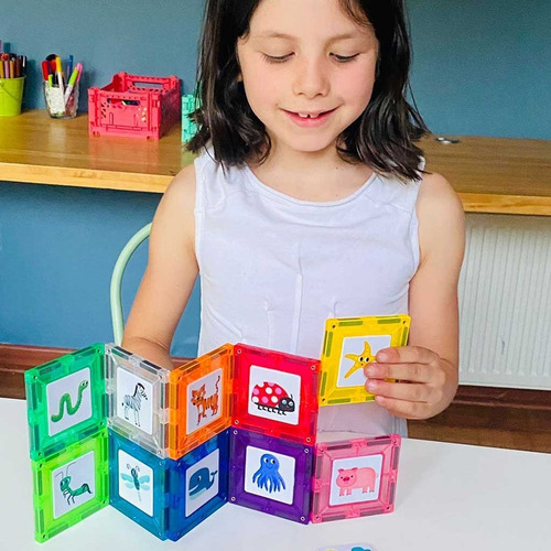 Juego Magnético Braintoys Imanix Clicks 130 Piezas + Caja