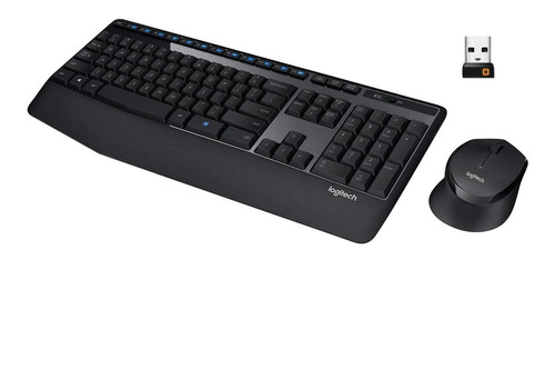 Combo Kit Teclado Mouse Inalambrico Logitech Mk345 Comodo