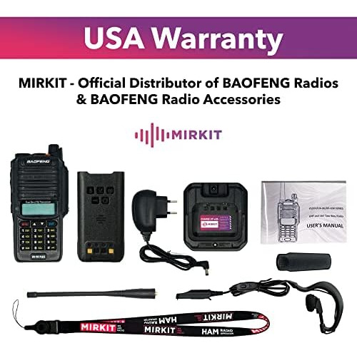 Mirkit Radio Baofeng A Prueba De Agua Uv-9r Plus Mk1 (uv-82