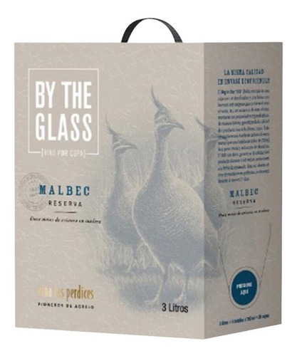 Las Perdices By the Glass Vino Malbec Bag In Box 3 Lt