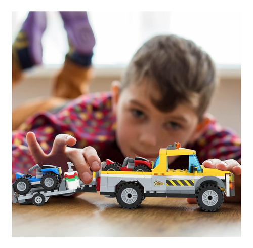 City Race Buggy Transporter Building Building, 324 Pcs 3 En
