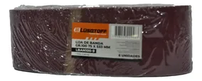 Pack Lijas De Banda Madera 75 X 533mm Grano 100 6 Unidades