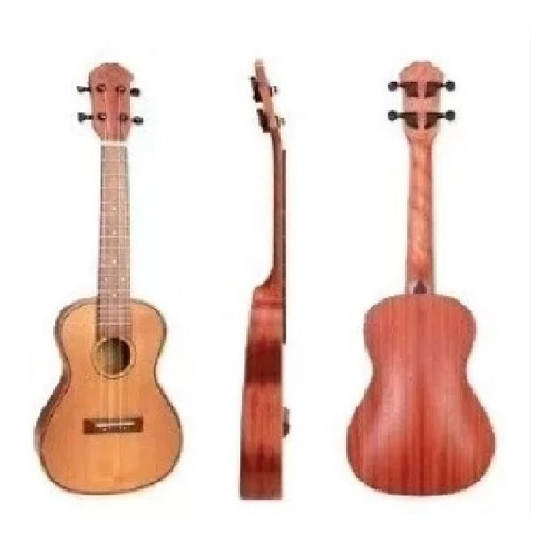 Imagen 5 de 9 de Ukelele Soprano Fzu-d30 Madera Solida Cuerdas Aquila
