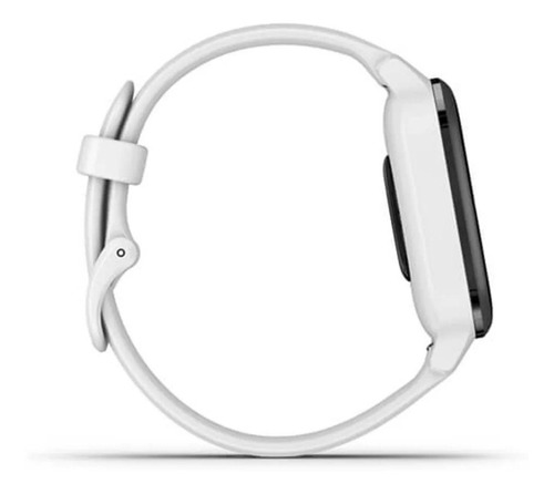 Imagen 3 de 5 de Smartwatch Garmin Venu Venu Sq - Music Edition 1.3" caja 40mm de polímero reforzado con fibra white, malla white de silicona y bisel slate de aluminio anodizado