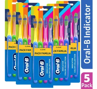 Escova Dental Oral-b Indicator Color Familia N° 35 C/5 Pack